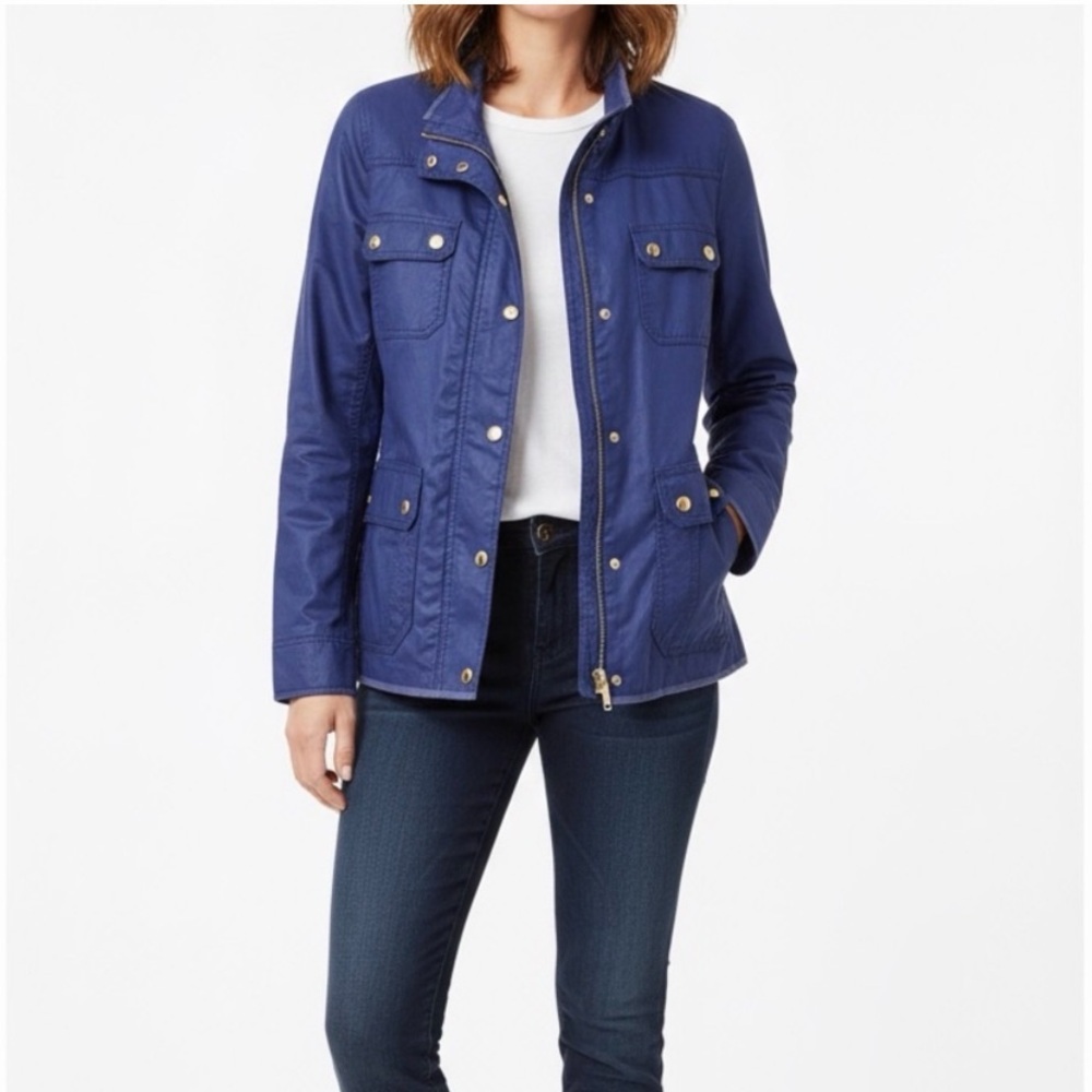 J. Crew Cobalt Blue Utility Jacket